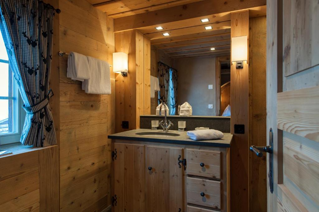 Chalet Berghof Sertig Clavadel Værelse billede